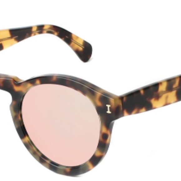 Illesteva Leonard Sunglasses Tortoise /Rose - Picture 3 of 7
